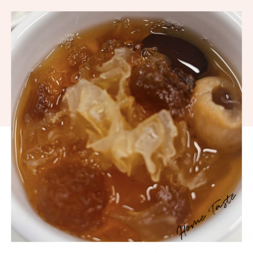 紅棗銀耳圓肉燉桃膠